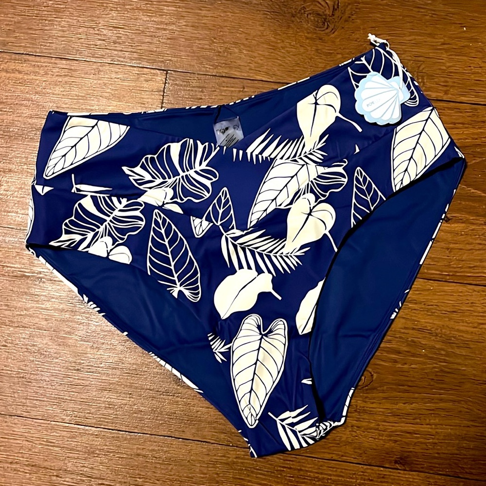 POPFLEX Crisscross Hourglass Cheeky Bikini Bottoms 2X